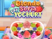 Spel Blonde Sofia: Droë jogurt  aanlyn