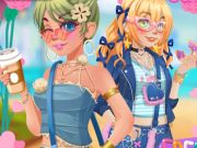 Spel Girly in denim aanlyn
