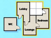 Spel Kamer Sorteer - Vloerplan  aanlyn