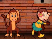 Spel Speelse aap ontsnapping  aanlyn