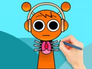 Spel Kleurboek: Sprunki Horror Oren  aanlyn