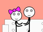 Spel Stickman gevangenis en liefde  aanlyn