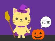 Spel Kat en Halloween Escape  aanlyn