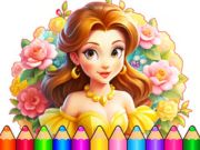 Spel Kleurboek: Blomme Dress Up  aanlyn