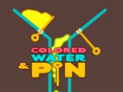 Spel Gekleurde water en pen  aanlyn