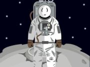 Spel Stickman in die ruimte  aanlyn
