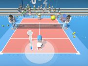 Spel Tennis botsing  aanlyn
