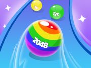 Spel 2048 hardloop pragtige balle  aanlyn