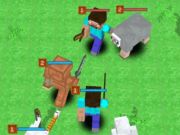 Spel Minecraft: Skep 'n monster en veg!  aanlyn