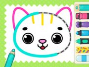 Spel Kleurboek: my kat  aanlyn