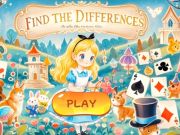 Spel Vind die verskille: Alice in Wonderland  aanlyn