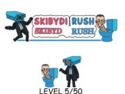 Spel Skibydi Rush  aanlyn