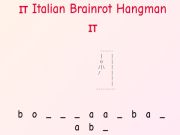 Spel Italiaanse Brainrot Hangman!  aanlyn
