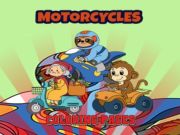 Spel Motorfiets kleurbladsye  aanlyn