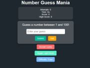 Spel Getal raai manie  aanlyn