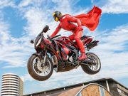 Spel Real Motorbike Super Hero Stunt 3D  aanlyn