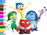 Spel Kleurboek: Inside Out  aanlyn