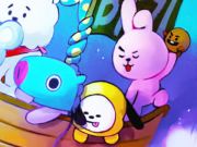 Spel Jigsaw Puzzle: BT21 Vriende  aanlyn