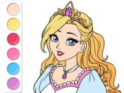 Spel Kleurboek: Princess Prom Dress  aanlyn