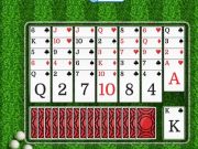 Spel Gholf solitaire  aanlyn