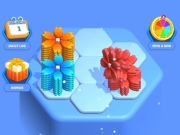 Spel Blomme Hexa Puzzle aanlyn