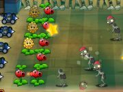 Spel Zombies Vs. Sonneblomme aanlyn