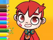 Spel Kleurboek: Avatar World Schoolboy aanlyn