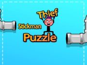 Spel Stickman dief legkaart aanlyn