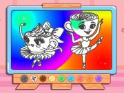 Spel Kleurboek: ballerina cappuccin aanlyn