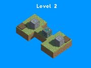 Spel Blok Pusher Voxel World 3D aanlyn