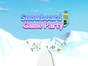 Spel Snowboard Game Party aanlyn