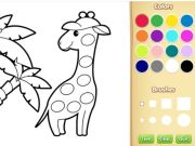 Spel Maklike dierekleurboek vir kinders aanlyn