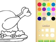 Spel Voedselkleurboek vir kinders aanlyn Spel Voedselkleurboek vir kinders aanlyn