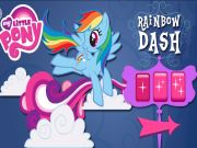 Spel Rainbow Dash se wolkbult aanlyn