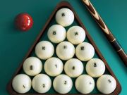 Spel Billiards 3D: Russiese piramide aanlyn