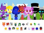 Spel Sprunki Sky en jy aanlyn Spel Sprunki Sky en jy aanlyn