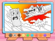 Spel Kleurboek: Bombardino Crocodilo aanlyn