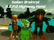Spel Italiaanse Brainrot R. E. P. O Highway Heist aanlyn