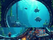 Spel Pixel -skyfie -legkaart aanlyn