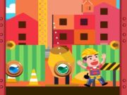 Spel Bouwerker Bubble Shooter aanlyn
