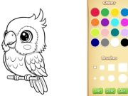 Spel Kawaii Dierekleurboek aanlyn