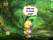 Spel Gewonde eendjie bereik dam aanlyn