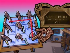 Spel Steampunk Merge To Battle aanlyn