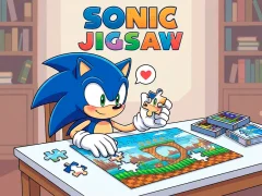 Spel Sonic Jigsaw aanlyn
