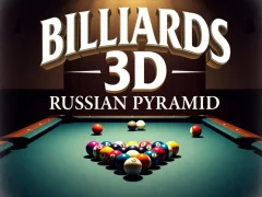 Spel Billiards 3D Russian Pyramid aanlyn