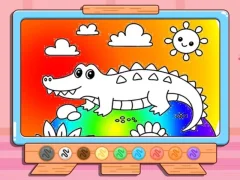 Spel Coloring Book: Crocodile aanlyn