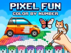 Spel Pixel Fun Color By Number aanlyn