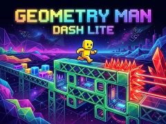 Spel Geometry Man Dash Lite aanlyn