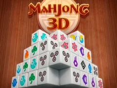 Spel Mahjong 3D aanlyn