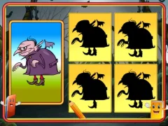 Spel Shadow Match Halloween aanlyn